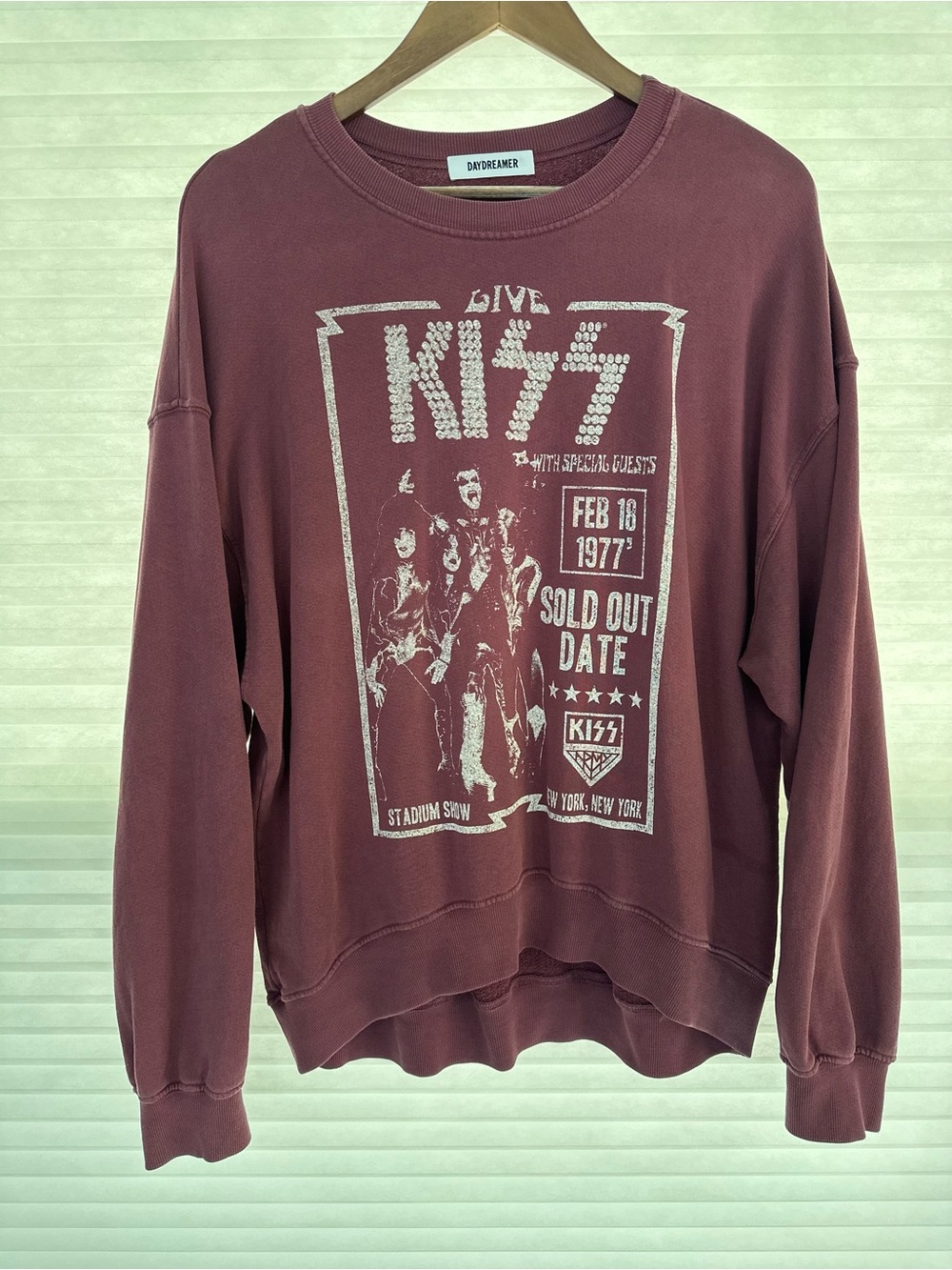 Daydreamer LA KISS Madison Square Garden Sweatshirt - M NWOT